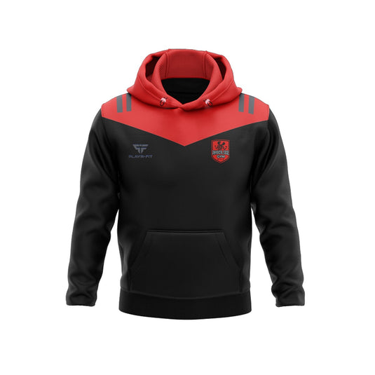 Physical Edge Hoodie Tenacity Black/Red - Adults