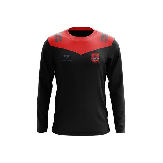 Physical Edge Crew Neck Tenacity Black/Red - Kids