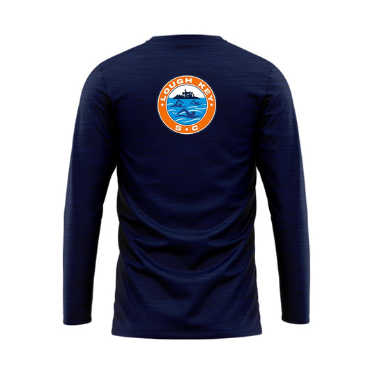 Lough Key Swim Club Crew Neck Endure (Navy/Orange) - Kids
