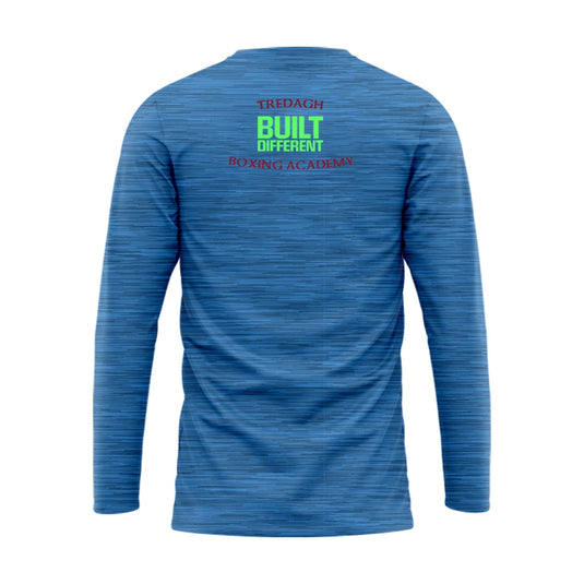 Tredagh Boxing Club Crew Neck (Sky/Maroon) - Adults