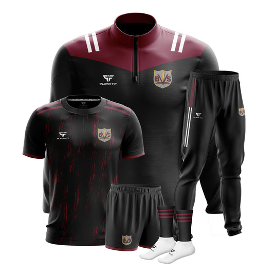 Ballymahon Vocational School Pack 1 (Midlayer, Jersey (C32), Skinny Pants, Shorts, Mid Socks) - Kids