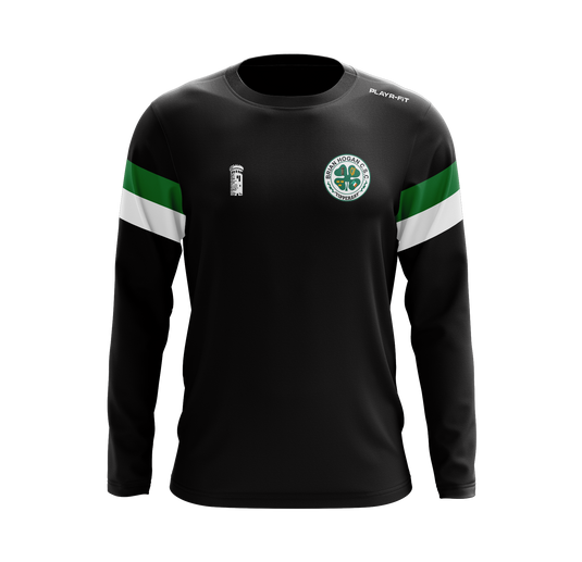 Brian Hogan CSC Tipperary Crew Neck Black/Green - Kids