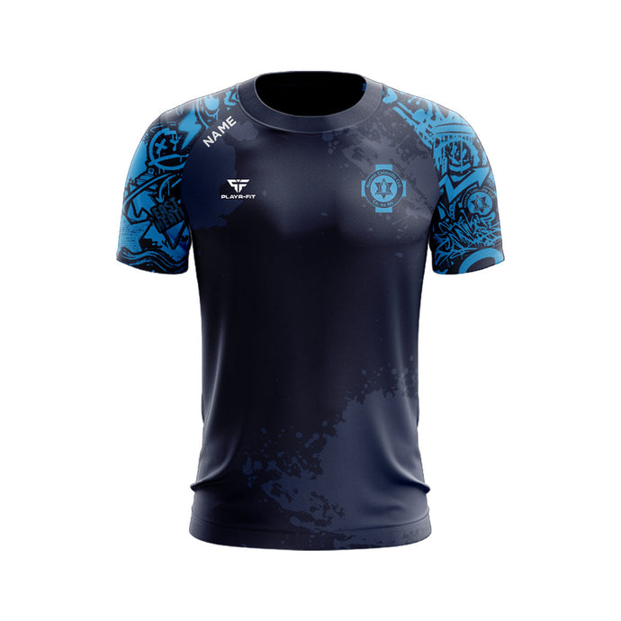 St Colmcilles GFC Meath Jersey Graffiti Sky Blue - Adults