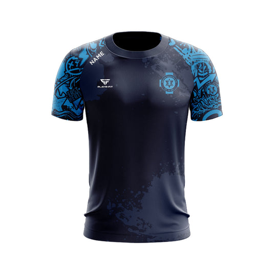 St Colmcilles GFC Meath Jersey Graffiti Sky Blue - Adults