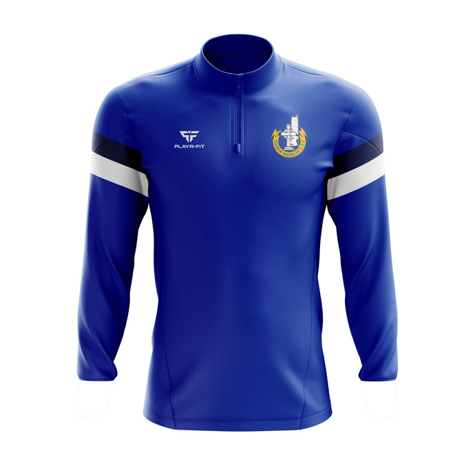 Naomh Mairtin GFC Midlayer (1/4 Zip) (Blue) - Adults