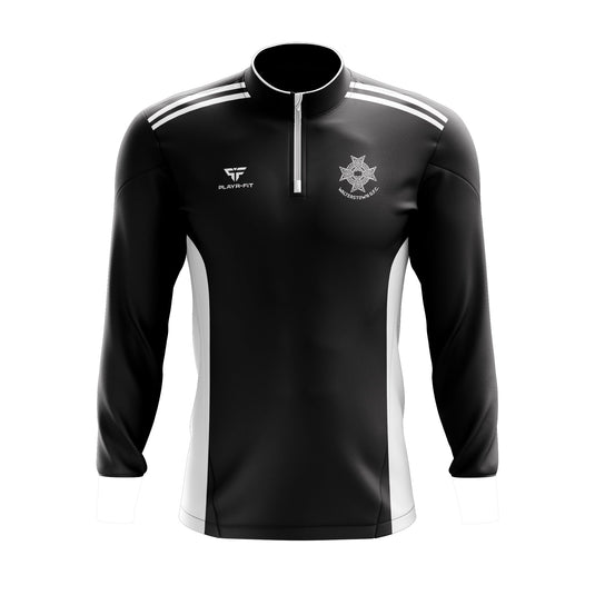 Walterstown GFC Midlayer (1/4 Zip) Endure Black/White - Kids