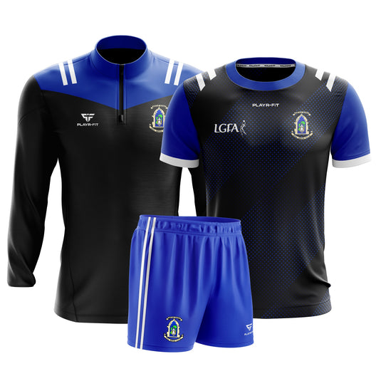 Kinawley LGFA Pack (1/4 Zip Midlayer Jersey, Cut&Sew Shorts) - Adults