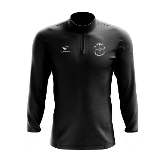 St Brigids PS Glassdrummond Midlayer (1/4 Zip) Black - Adults
