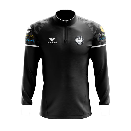 St Peters GAC Lurgan Midlayer (1/4 Zip) Stellar Dads & Lads (Black/Grey) - Adults