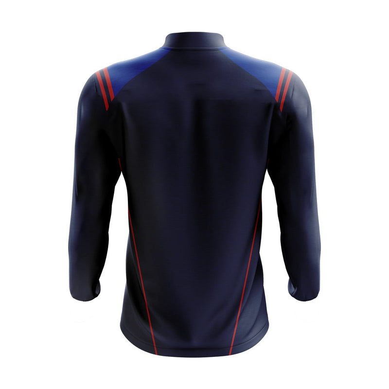 Load image into Gallery viewer, St Vincents SS Dundalk Students Midlayer (1/4 Zip) Vigour (Navy/Blue/Red) - Kids
