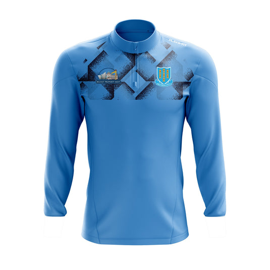 YTP26 Midlayer (1/4 Zip) Evo (Sky Blue) - Adults