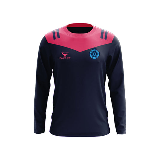 St Colmcilles GFC Meath Crewneck Tenacity Navy/Pink - Adults