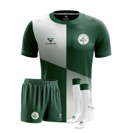 St Patricks FC Belfast Teamwear Pack 1 (Jersey 01, Pro Soccer Shorts Cut & Sew, Long Socks) - Kids