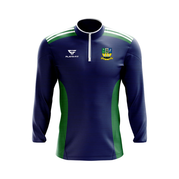 Clann na nGael Athboy Midlayer (1/4 Zip) Endure Navy/Green - Adults