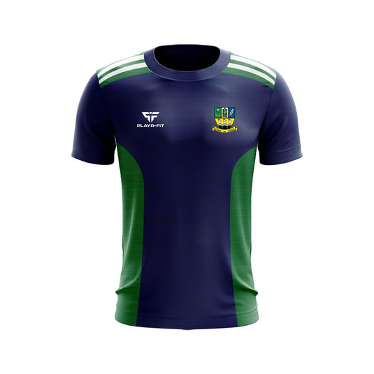 Clann na nGael Athboy T-Shirt Endure Navy/Green - Adults