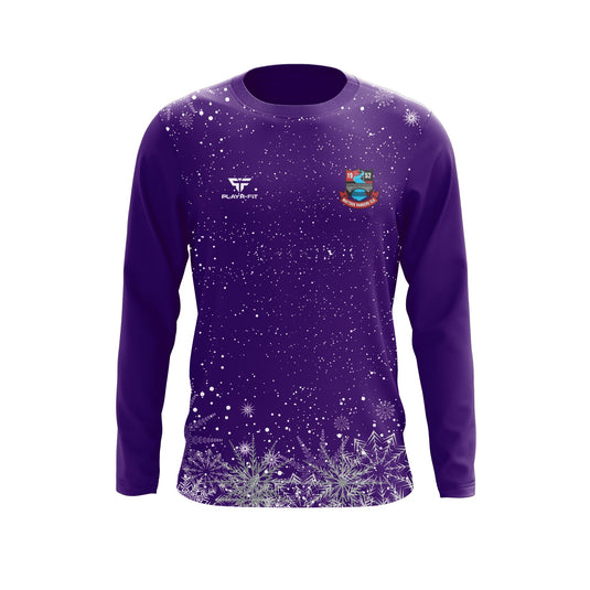 Mattock Rangers Camogie Activ8 Jersey Christmas Purple - Adults