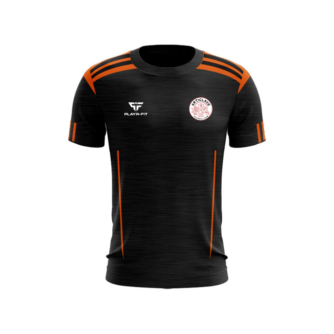 Articlave FC T-Shirt Adroit (Black/Orange) - Kids