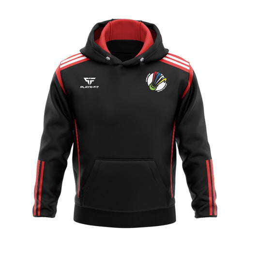 Ashbourne Badminton Club Hoodie Adroit Black - Adults