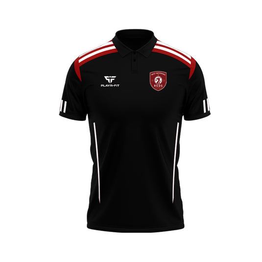 West Waterford Liverpool Supporters Polo Adroit (Black, Red, White) - Adults