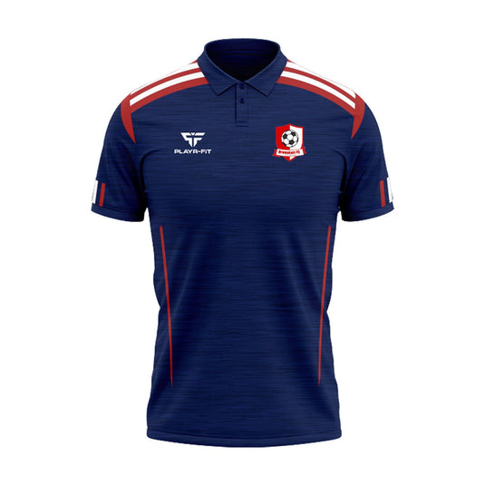 Dromahair FC Polo Adroit (Navy/Red/White) - Kids