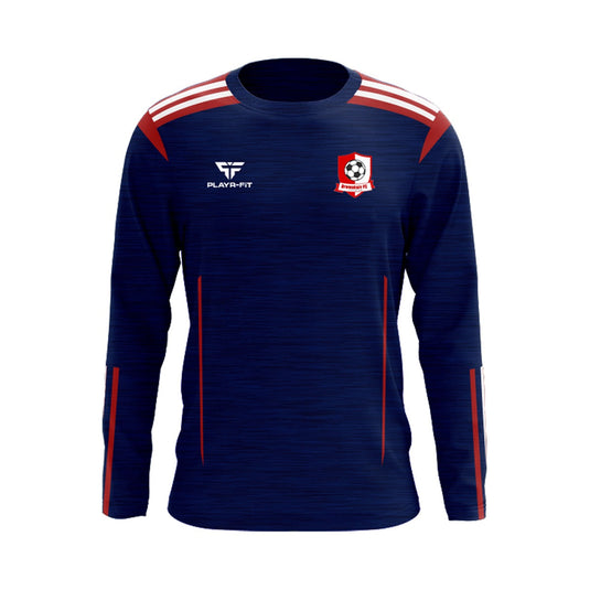 Dromahair FC Crew Neck Adroit (Navy/Red/White) - Kids