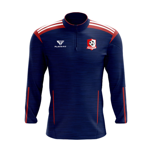 Dromahair FC Midlayer (1/4 Zip) Adroit (Navy/Red/White) - Kids