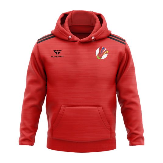 Ashbourne Badminton Club Hoodie Adroit Red - Kids