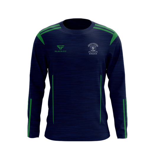 St Malachys PS Castlewellan Staff Crewneck Adroit (Navy/Green) - Kids