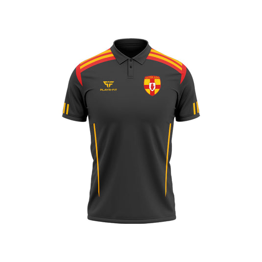 Ulster Judo Polo Adroit Grey/Red/Yellow Gold - Kids