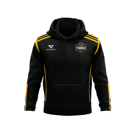 The Fitness Forge Hoodie Adroit Black/Amber - Kids