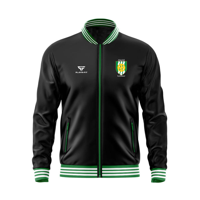 Limerick County Retro Anthem Jacket (Black) - Adults