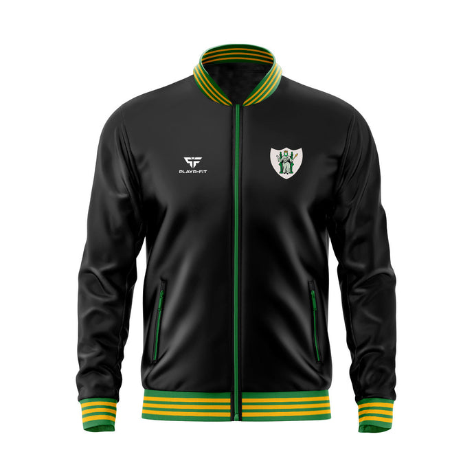 Meath County Retro Anthem Jacket (Black) - Adults