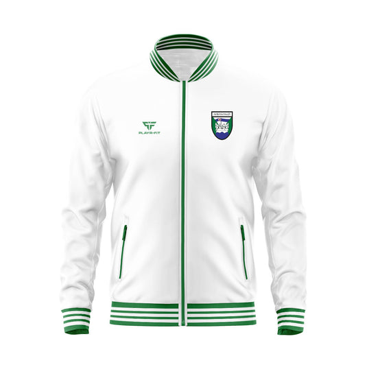 Fermanagh County Retro Anthem Jacket (White) - Adults