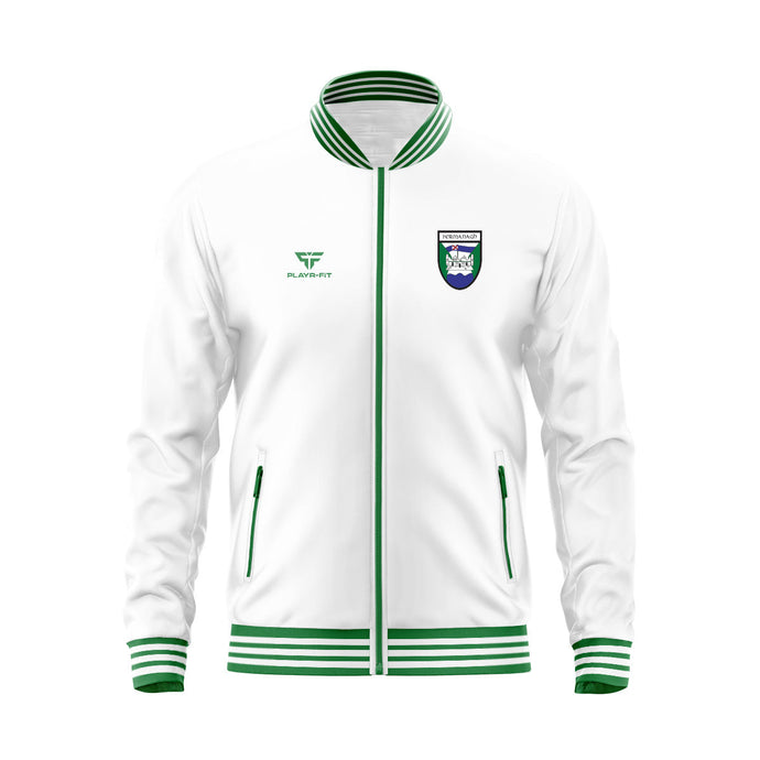 Fermanagh County Retro Anthem Jacket (White) - Kids