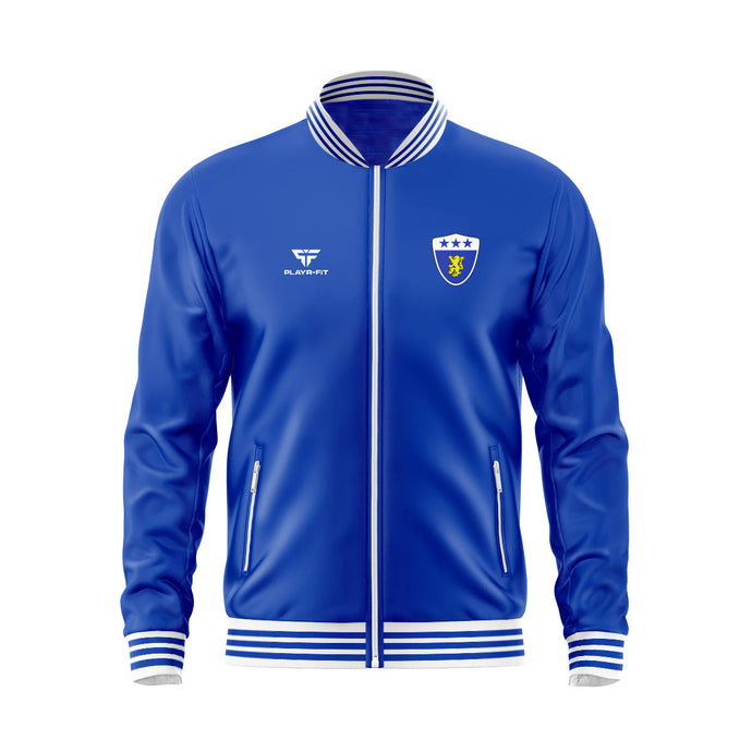 Laois County Retro Anthem Jacket (Blue) - Kids