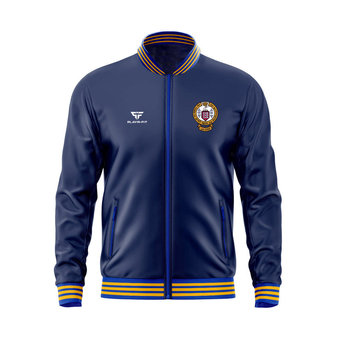 Clare County Retro Anthem Jacket (Navy) - Adults