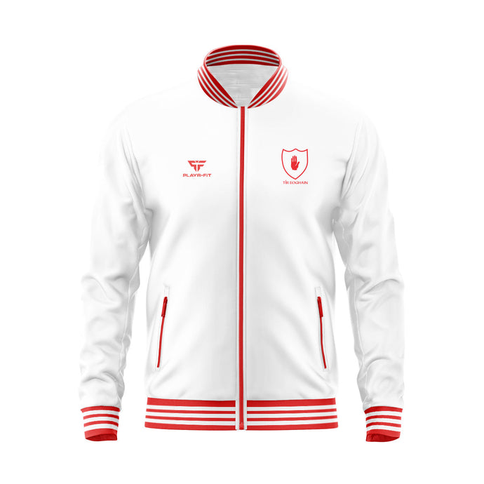 Tyrone County Retro Anthem Jacket (White) - Adults