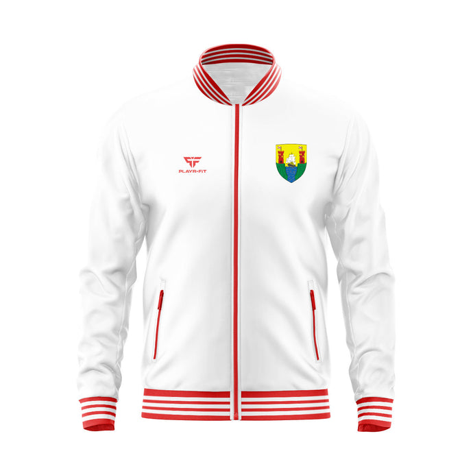 Cork County Retro Anthem Jacket (White) - Kids
