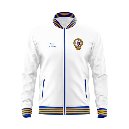 Clare County Retro Anthem Jacket (White) - Kids