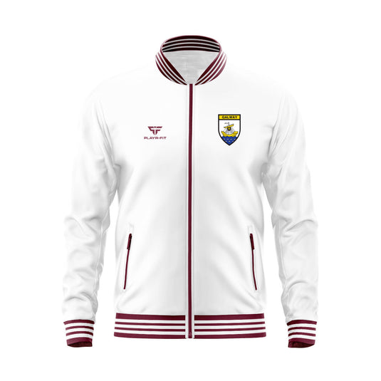 Galway County Retro Anthem Jacket (White) - Adults