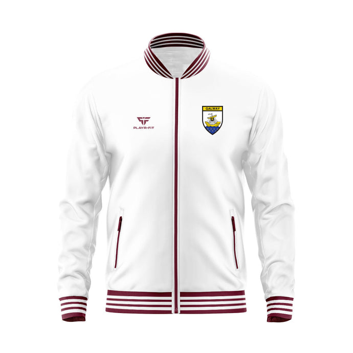 Galway County Retro Anthem Jacket (White) - Kids