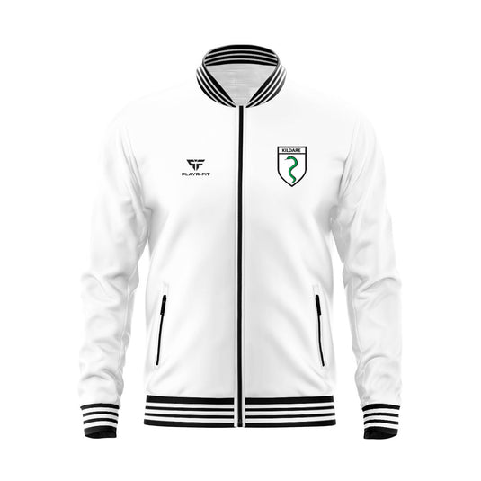 Kildare County Retro Anthem Jacket (White) - Adults