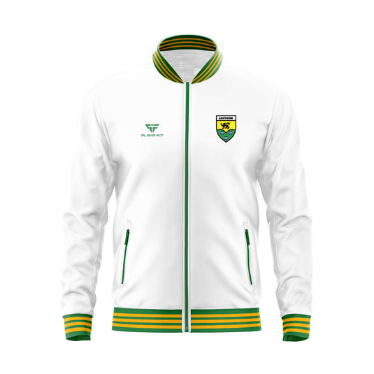 Leitrim County Retro Anthem Jacket (White) - Kids