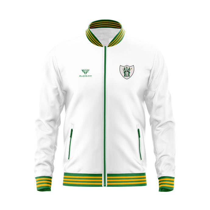 Meath County Retro Anthem Jacket (White) - Adults