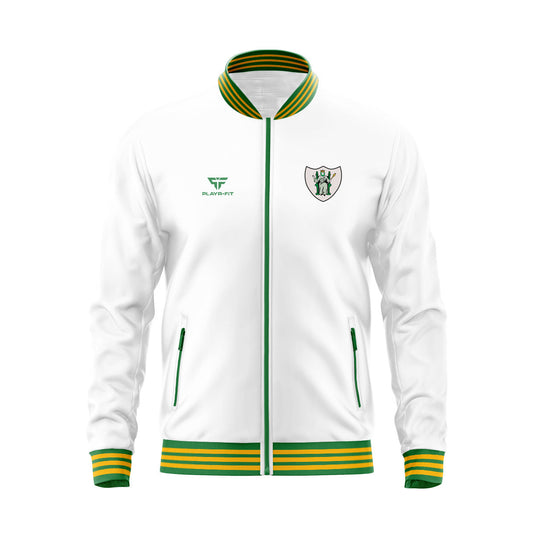 Meath County Retro Anthem Jacket (White) - Kids