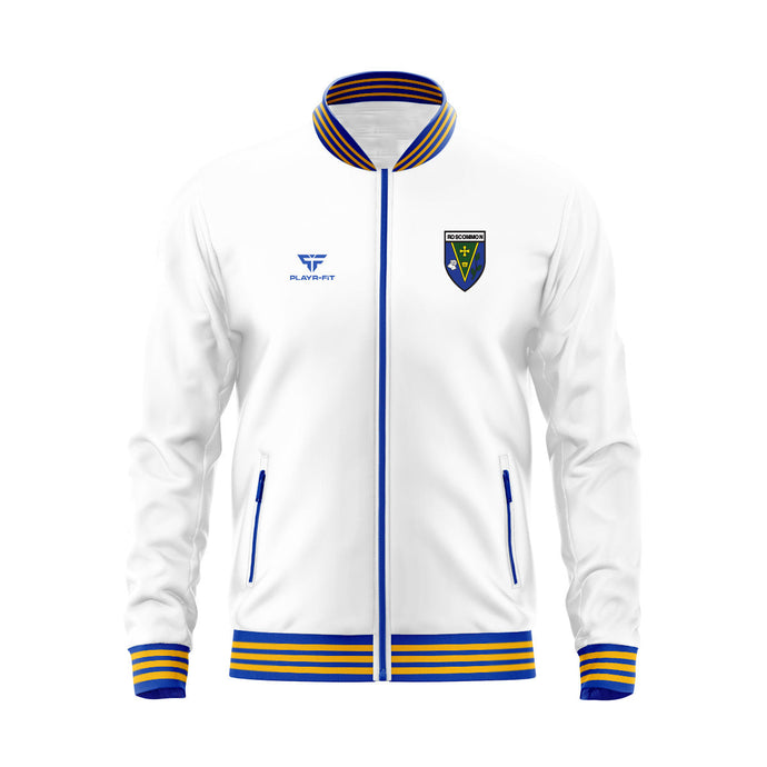 Roscommon County Retro Anthem Jacket (White) - Adults