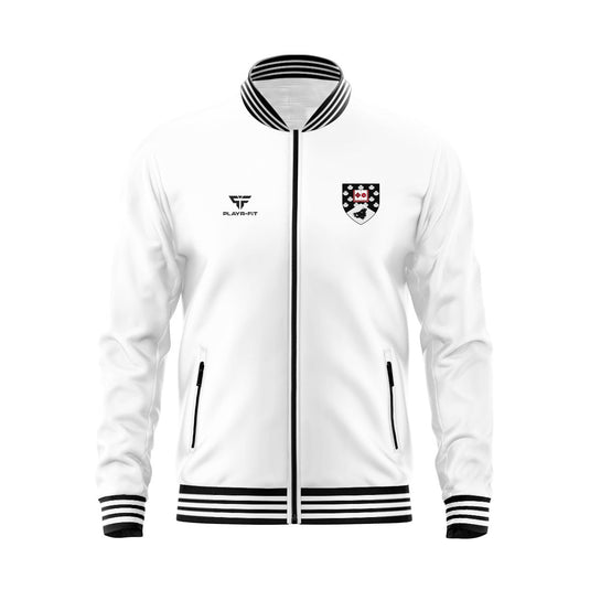 Sligo County Retro Anthem Jacket (White) - Kids