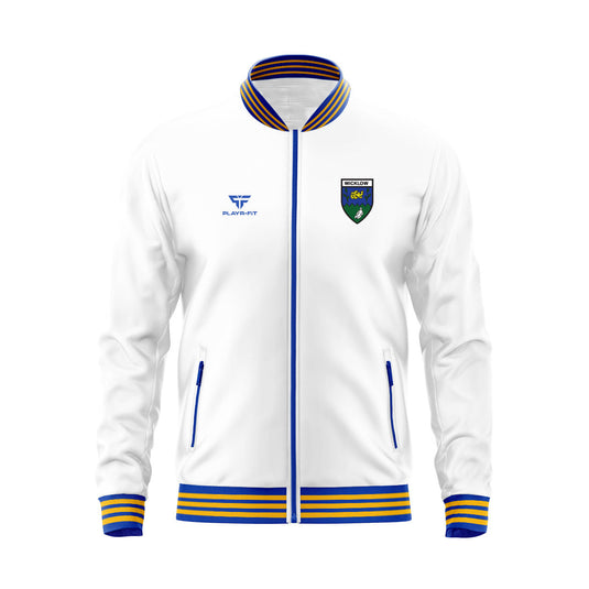 Wicklow County Retro Anthem Jacket (White) - Kids