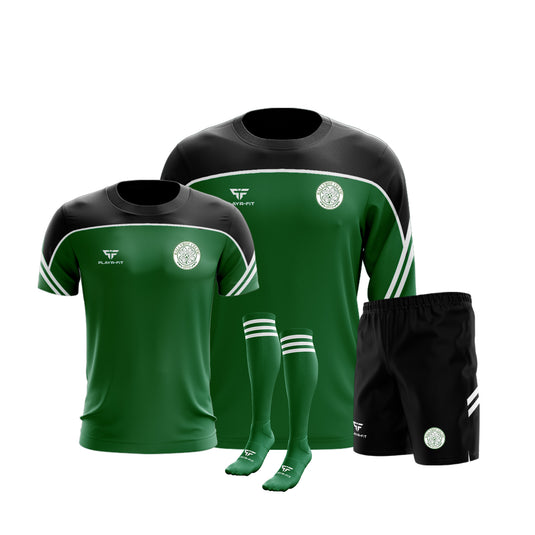 Ballybot Celtic Momentum Pack (Crewneck Momentum, T-Shirt Momentum, Leisure Shorts Momentum, Mid Socks Momentum) - Adults