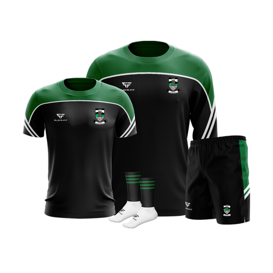 Dundalk Young Irelands Momentum Pack (Crewneck Momentum, T-Shirt Momentum, Leisure Shorts Momentum, Mid Socks Momentum) - Adults
